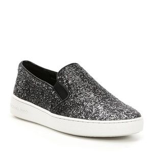 Michael Kors Keaton Slip-on Glitter Sneaker 9.5